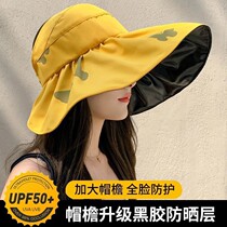 New summer sun hat sun hat in Xinjiang Anti-UV-proof face Zama tail out for fishing