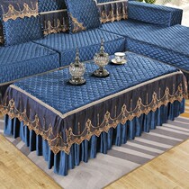 Xinjiang home living room tea table cover square table round table cover cloth art thick real table cloth cover TV cabinet cover towels