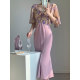 2023 summer new skirt waist slimming French style gentle retro design sense niche fishtail temperament dress