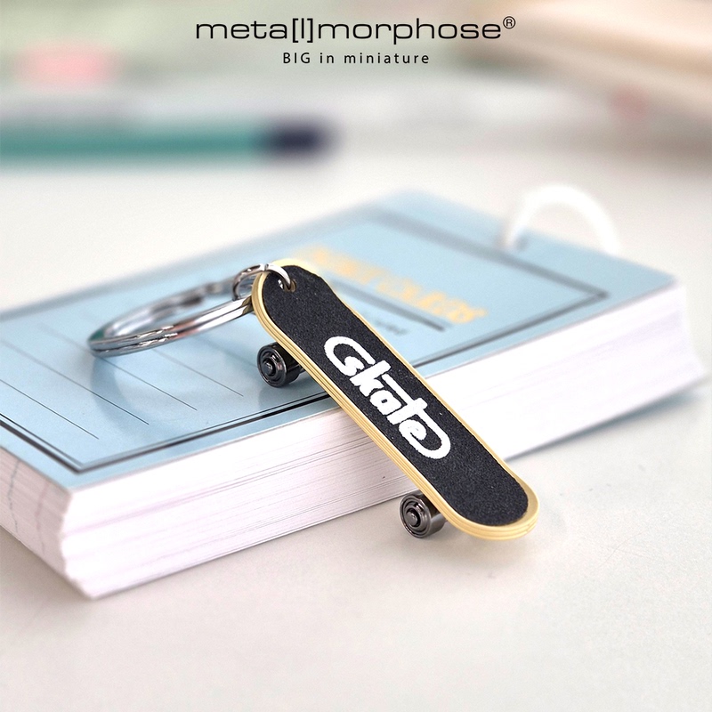 Skateboard Keychain Bag Pendant Metalmorphose Belgian Fun Sports Series Birthday Gift