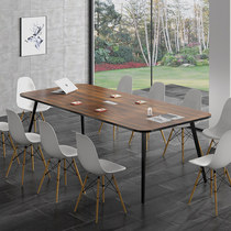 Chengdu Office Meeting Table Long Table Brief Modern Bar Desk Staff Training Rectangular Talks Table And Chairs Combination