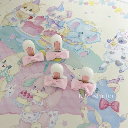 K2Z Studio Pet милые мультипликационные животные пара расчесала BB Clip Malzis yichastebiber