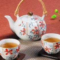 Light Deed Town 5-head Japanese style tea set Glove Hand-painted High Temperature Ceramic Autumn Speech Fields Garden Wind Teacup Tea Tea Tea