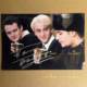 Harry Potter Malfoy Autographed Photo Merchandise, Tom Felton Same Style Autographed Postcard to Give to Friends