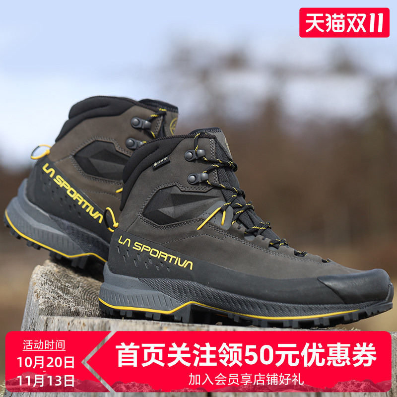 [Upgraded Model] Lasportiva Full Leather Tx5Evogtx Heavy-Duty Outdoor Waterproof Hiking and Mountaineering Shoes for Men and Women