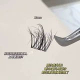 Новое обновление!Норковые бархатные накладные ресницы, новые 5D детские изогнутые слои, ленивая трилогия, женская натуральная модель, имитация одного кластера