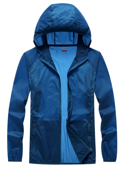 k2凯图巅峰2101新款皮肤风衣男款轻薄透气外套女款户外防晒衣连帽