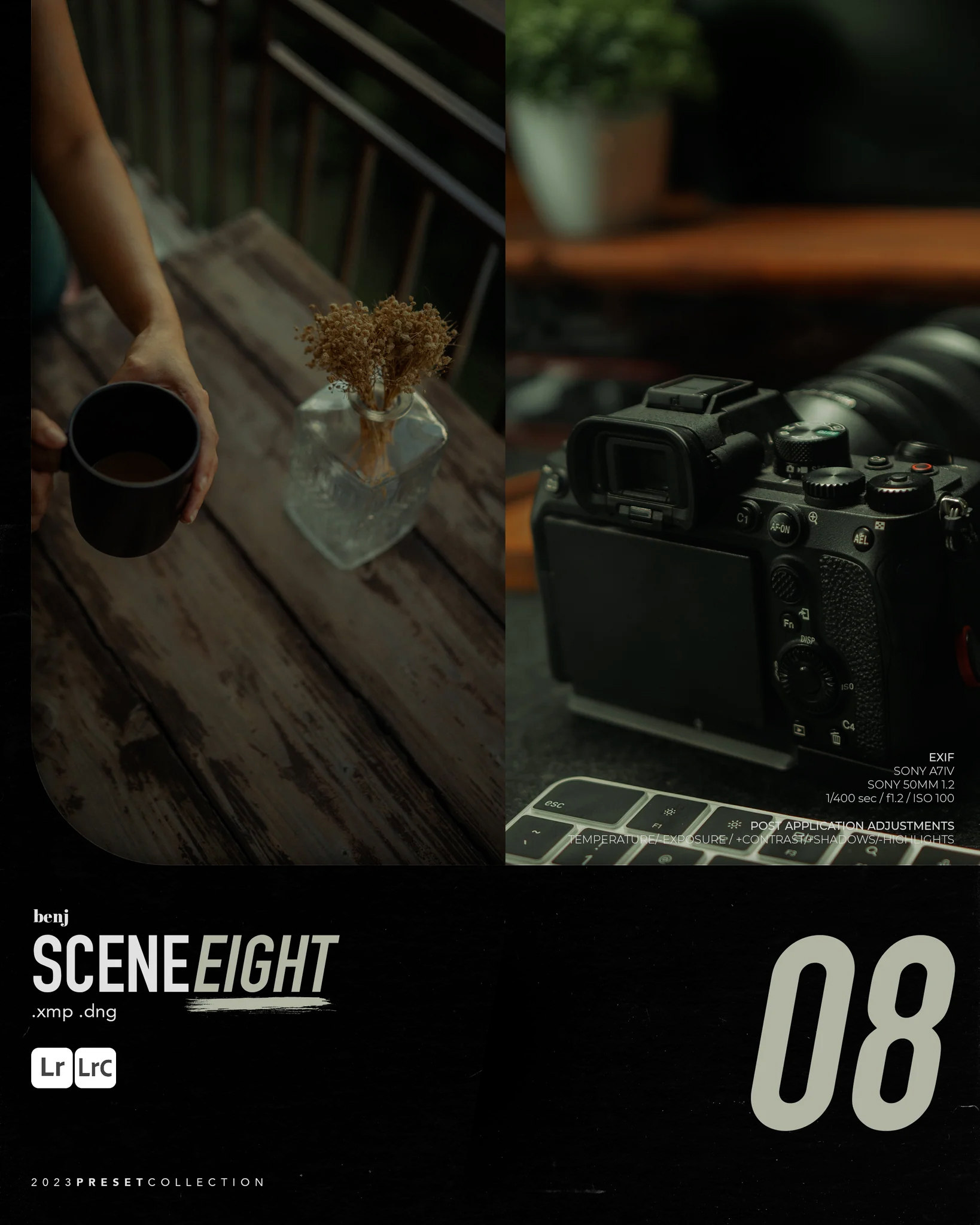 Benj Villena / benj™ - Scenes 8种人文旅拍人像风景扫街LR大师预设XMP+LR手机DNG