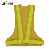 Reflective v-shaped vest vest riding reflective clothing lattice road high-speed vest
