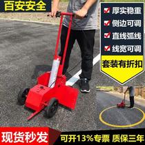 Paint marking car parking space road runway basketball court line drawing artifact warehouse workshop road spray paint marking machine