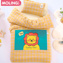 Kindergarten quilt three-piece cotton quilt cover baby into the kindergarten children bedding baby nap baby nap was customized by six sets