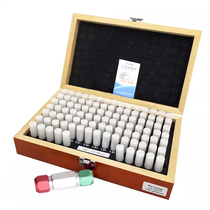 FJ set needle gauge plug gauge needle gauge precision plug gauge precision needle gauge hole diameter gauge pass and stop gauge pin gauge with logo wooden box