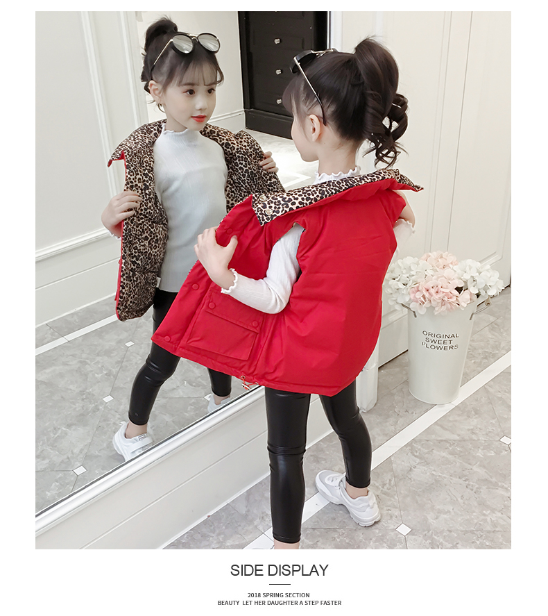 Áo len nữ mùa thu đông 2018 mới áo gile lông mẹ và bé