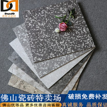 Terrazzo particle gray cement antique brick 600x600 guest restaurant non-slip floor tile 800x800 retro wall tile