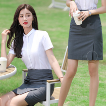 Career Half Dress Lady One Step Skirt hip short dress Skirt Suit Skirt Work Skirt dress Western-style dress mm