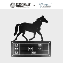 Horse name brand stable name plate stable brand horse identity card stable supplies Lodge horse gear 8802037