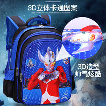 Elementary School Student School Bag Boy 1-3-6 Grade Han Edition Male Children Cartoon Spine Waterproof Wear-resistant Kindergarten Backpack 5