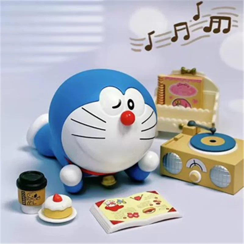 Настоящий Doraemon Пауза слепая коробка domácий трендовый фи г фигура милая автомобильная подвеска подарок