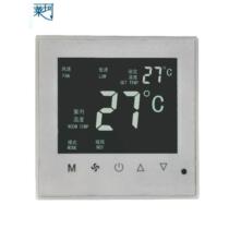 K06 medium air conditioner LCD touch screen temperature controller fan panel K606 tube thermostat three-speed temperature control 6 switch package