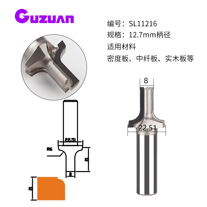 Kim Cương Chắc Chắn Dao Cắt Tủ Cửa Bảng Edge Cắt Bước Nhỏ Tròn Cạnh Dao Chamfering Cắt Dụng Cụ Làm Rau Cau mũi cắt cnc mũi cnc gỗ Dao CNC