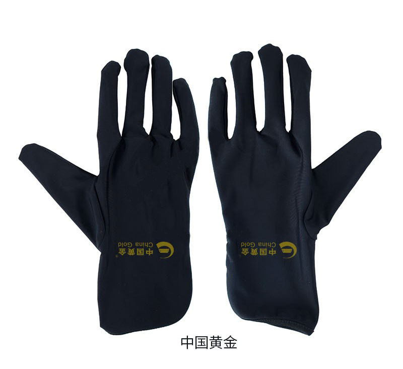 Перчатки для йоги 珠宝店导购专业直播手套黄金钻石黑色薄款弹力礼仪戒指奢侈品手套 Other