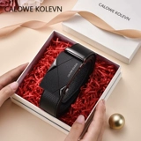 Calowe Kolevn кожа мужской ремень Автоматическая пряжка 2024 Новый ремень высокий бренд подарки бренда подарок роскошные товары