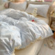 Class a Double-Layer Gauze Four-Piece Bedding Set, Pure Cotton, 2026 New Model, Bed Sheet, Duvet Cover, Dormitory Three-Piece Set 4