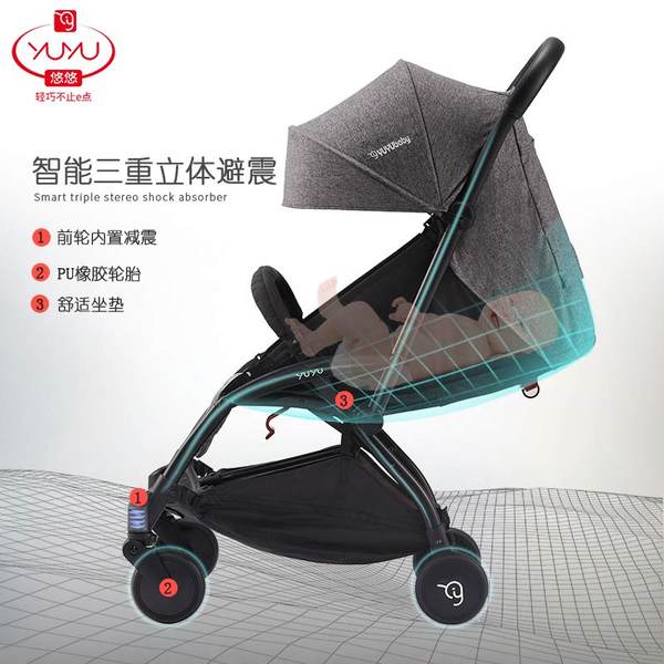 YUYU悠悠 超轻 五代升级款5X可坐可躺伞车 婴儿推车 童车 天猫优惠券折后¥599包邮(¥1099-500)2色可选 YUYU悠悠 超轻 五代升级款5X可坐可躺伞车 婴儿推车 童车 天猫优惠券折后¥599包邮(¥1099-500)2色可选