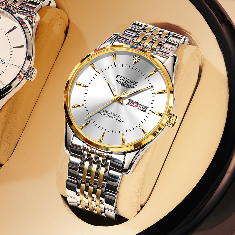 Swiss Romantic Sea Watches men's fully automatic mechanical watches Business waterproof Zhen Men's meter True Diamond S