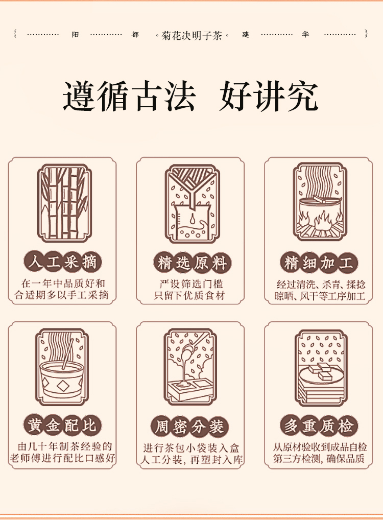 阳都健华 牛蒡菊花决明子养生茶 10g*15袋 去火明目 熬夜必备 图7