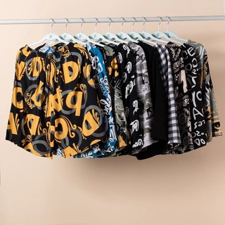 Pure cotton silk pajamas for men summer rayon outer wear