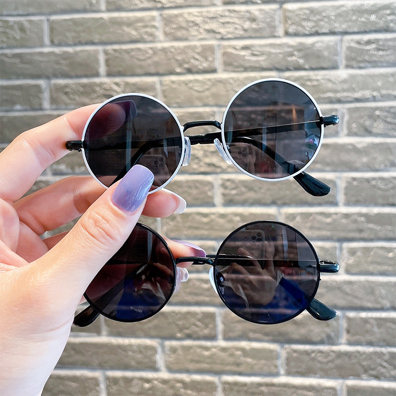 Baby baby sunglasses fashion children sunglasses male and female anti-UV taiko mirror outdoor glasses awning-Taobao