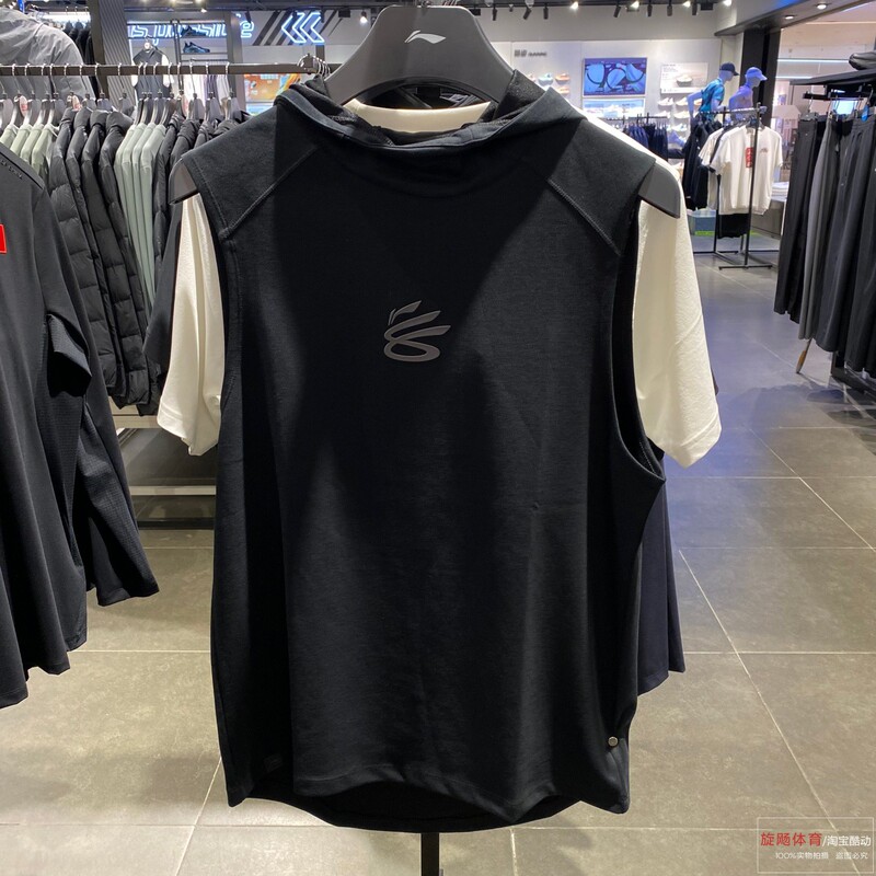 Li-Ning Curry China Tour Series 2026 New Men's Sleeveless Hooded Breathable Sports Vest Avsw195 Li-Ning Curry China Tour Series 2026 New Men's Sleeveless Hooded Breathable Sports Vest Avsw195
