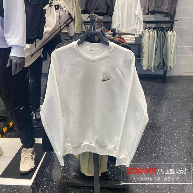 Nike 2025 Spring New Men's Sweatshirt Sports Casual Round Neck Printed Fashion Pullover Hv8215 Nike 2025 Spring New Men's Sweatshirt Sports Casual Round Neck Printed Fashion Pullover Hv8215
