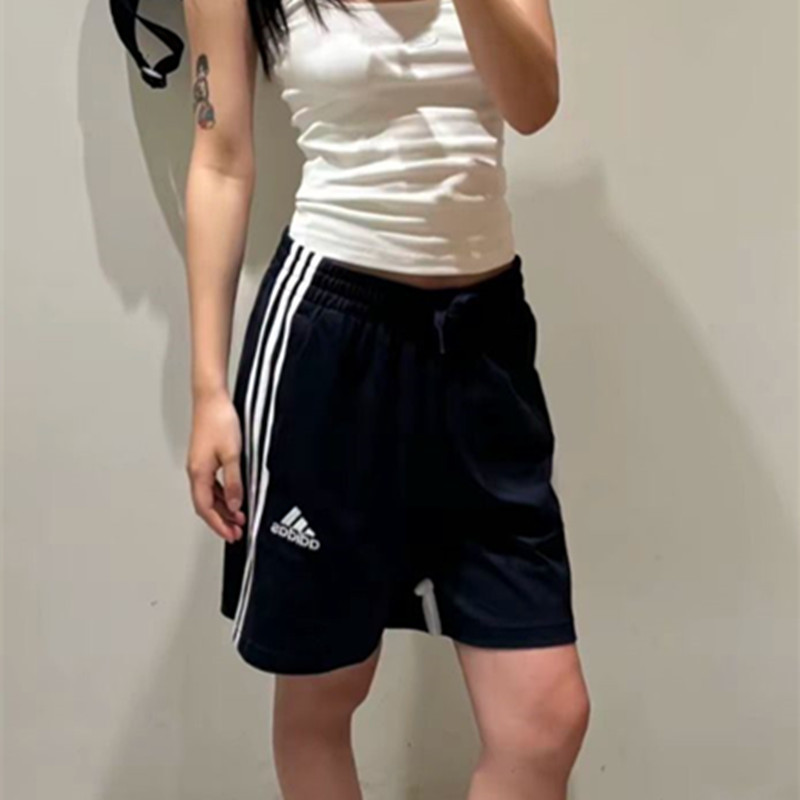 Adidas Men's and Women's Three-Stripe Knit Shorts Gk9989 Gk9988 Gk9990 Gv6354 Adidas Men's and Women's Three-Stripe Knit Shorts Gk9989 Gk9988 Gk9990 Gv6354
