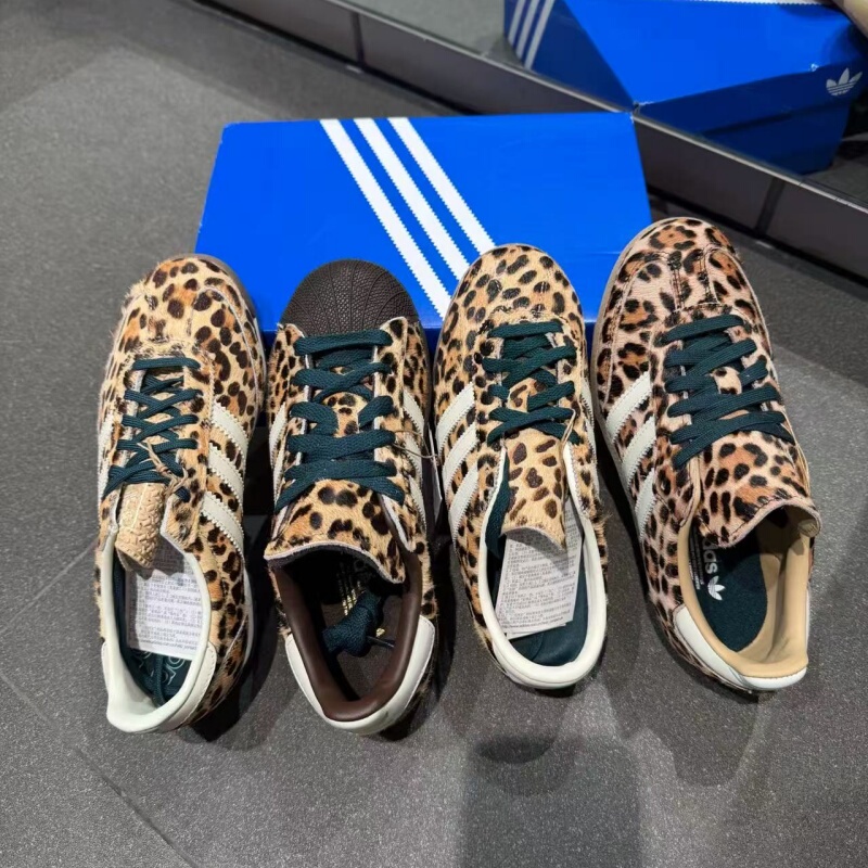 Adidas Originals Women's 26 Spring Retro Leopard Print Sports Casual Shoes Ki4203 4205 6674 6678