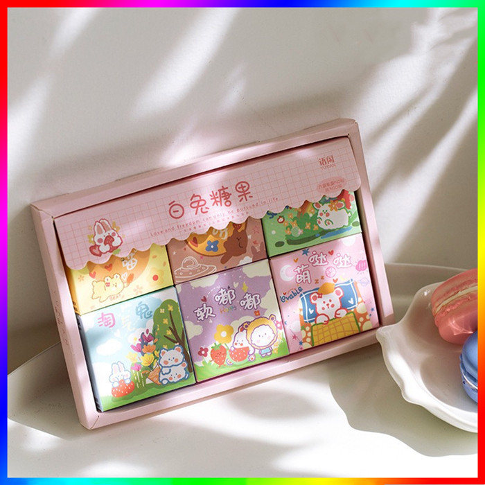 Cane boxed sticker set cloud edge store series hand account diary DIY decoration seal sticker hand female heart