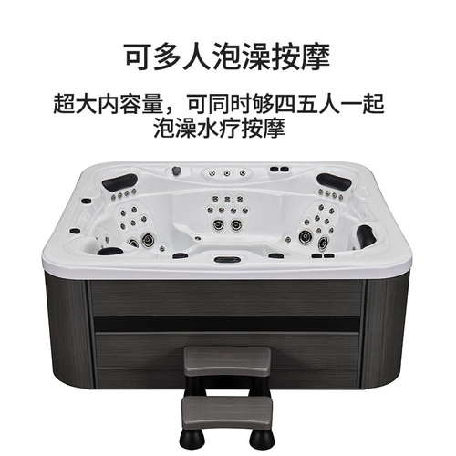 Наружные многопользовательские ванны семейство серфинга yayli Постоянная температура нагревание ванны горячих источников в помещении и на открытом воздухе пузырьковое пруд