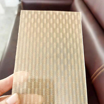 Tempered double-layer wired art glass background wall partition screen kitchen door sliding door factory home hotel customization