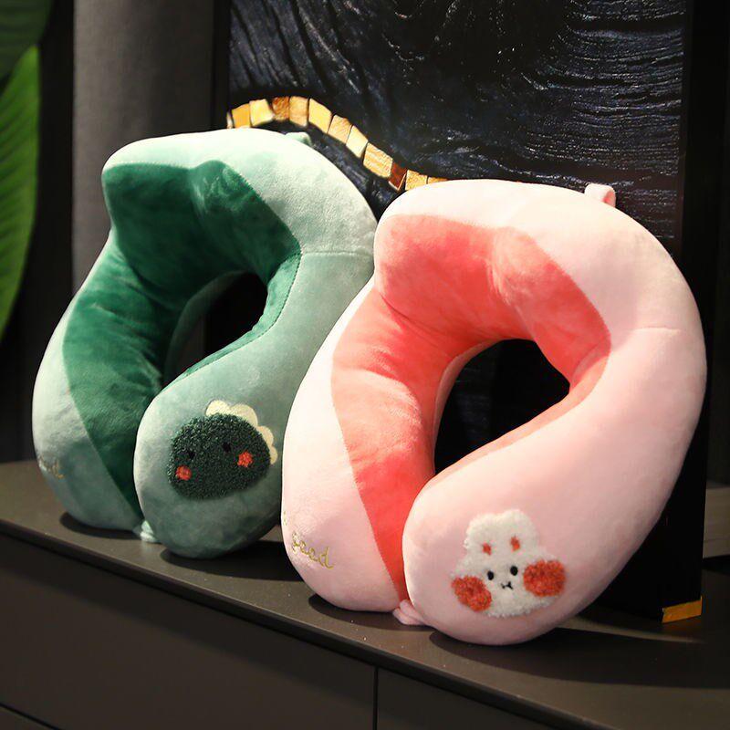 U-shaped pillow travel neck pillow cervical vertebra aircraft U-shaped pillow neck car nap student portable memory pillow