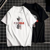 Summer new short-sleeved T-shirt men's pure cotton T-shirt t