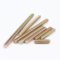 Screw galvanized furniture full wire rod without head stud double head full tooth full screw two ends through wire m8 tooth strip bare rod