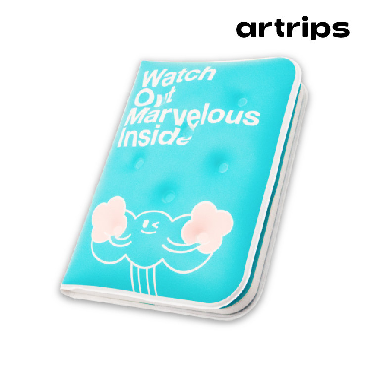 artrips pillow notebook puffy not afraid of tired nap nap notebook wrist pad notebook cute