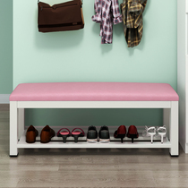 Long stool Soft bag bench Shoe stool Household bed tail stool Locker room Gym clothing store Sofa stool bench