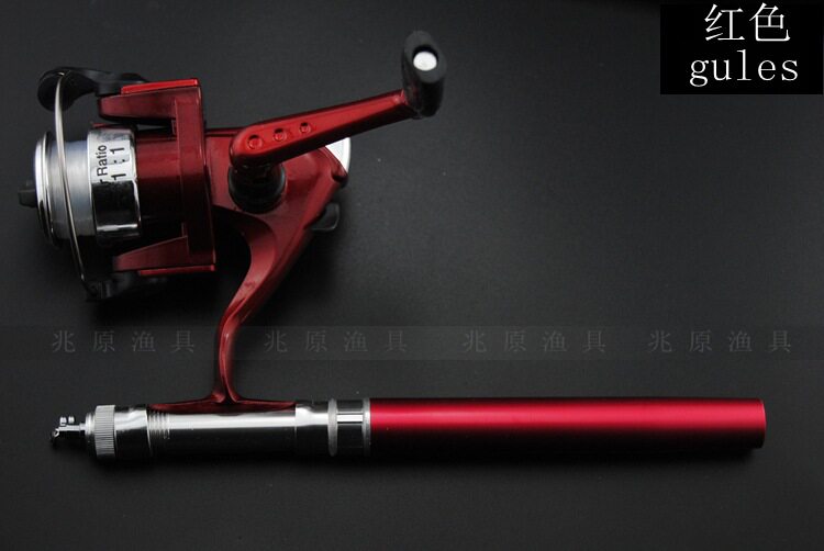 Ice удочкой 1 meter pen rod set mini spinning wheel fishing rod telescop OTHER
