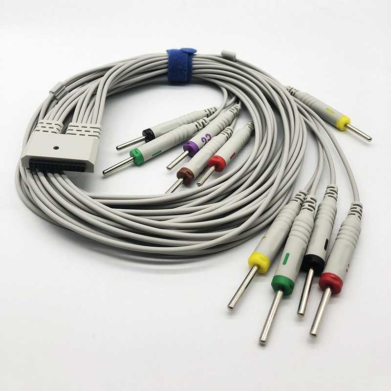 适用于 麦迪克斯 Medex 26 pin10导3.0直插针动态心电导联线