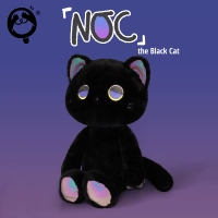 Doozie Snycy Black Cat Mite Coll, отражающая красочные плюшевые фестиваль игрушек маленькая подарочная кукля