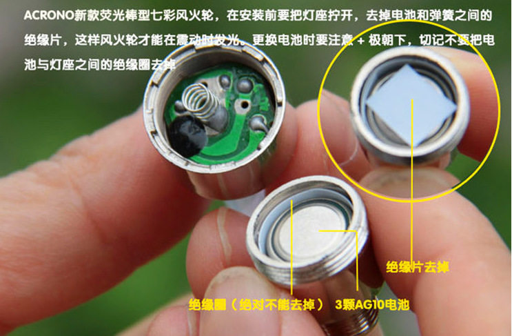 Lumière vélo ACANU - feux de Valve - Ref 2403296 Image 16