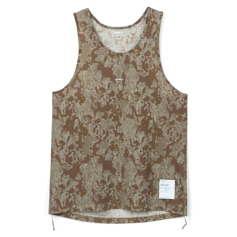 Satisfy Space-O Singlet Camouflage Professional Marathon Cross-Country Running Vest Tank Top
