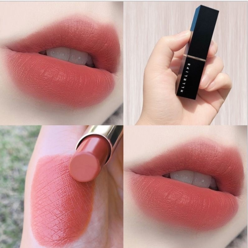 Natural lipstick without falling out of color Moisturizing Peach Pink Velvet Pastel Shades of Moka Cinnamon Pale nourishing Female Lip Glaze